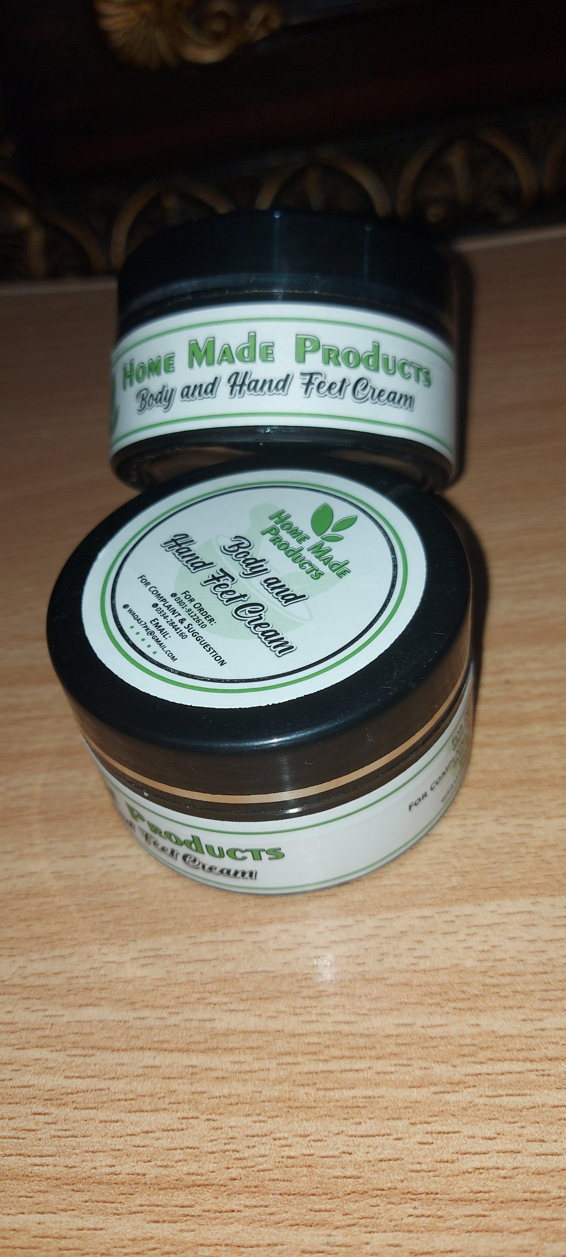 Body Hand & Feet Cream (Simple) - Home Made Products